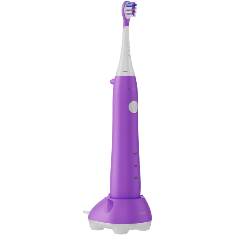 AENO Kabellose Zahnbürste, Violett, 3 Bürstenköpfe, 600mAh, 5 Modi, Smart Remind