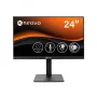 AG Neovo LH2404 23.8 inch Full HD Ergonomischer Desktop-LED-Monitor mit NeoV Optical Glass, 120Hz, VA-Panel, HDMI, DisplayPort, VGA, Schwarz