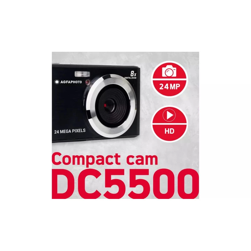 AGFA DC5500 Digitalkamera Schwarz