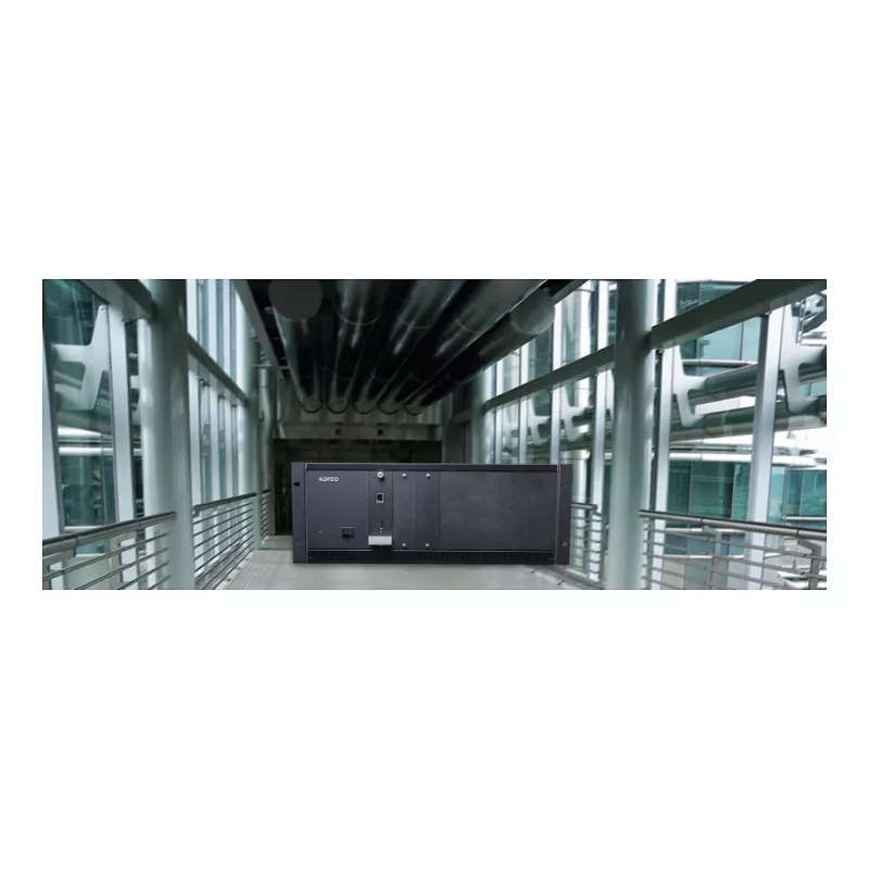 AGFEO ES 730 IT IP-Kommunikationssystem (PBX) – 100 Teilnehmer, 100 SIP-Trunks, 30 VoIP-Gespräche, Gigabit Ethernet, USB, Firewall, VPN, UC-Suite, CTI, Web-GUI