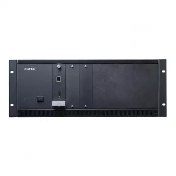 AGFEO ES 730 IT IP-Kommunikationssystem (PBX) – 100 Teilnehmer, 100 SIP-Trunks, 30 VoIP-Gespräche, Gigabit Ethernet, USB, Firewall, VPN, UC-Suite, CTI, Web-GUI