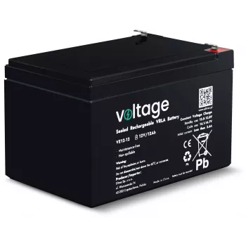 AGM-Batterie Voltage 12V 12Ah VE12-12 (Lebensdauer 6-9 Jahre)