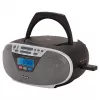 Aiwa BBTU-400SL Tragbares Stereo-System CD/FM RDS/USB/Bluetooth Silber MP3-Wiedergabe