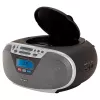 Aiwa BBTU-400SL Tragbares Stereo-System CD/FM RDS/USB/Bluetooth Silber MP3-Wiedergabe