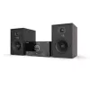 Aiwa MSBTU-600 50W Bluetooth CD Micro Hi-Fi System mit FM-Radio, USB, Aux-In, LED-Anzeige, Fernbedienung, Schwarz