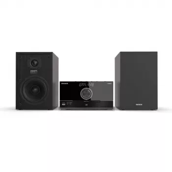 Aiwa MSBTU-600 50W Bluetooth CD Micro Hi-Fi System mit FM-Radio, USB, Aux-In, LED-Anzeige, Fernbedienung, Schwarz