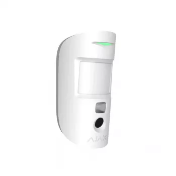 AJAX MotionCam Indoor (PhOD) White - PIR-Bewegungsmelder mit Kamera