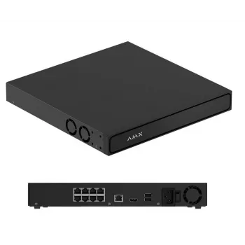 AJAX Netzwerk-Videorekorder 8CH/H2D8PAC Schwarz 140912