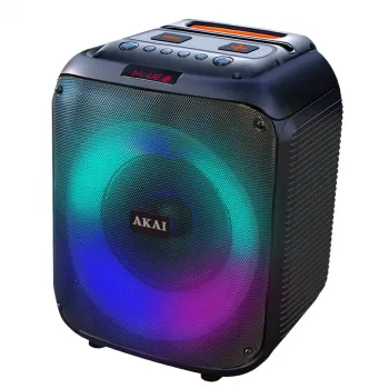 AKAI ABTS-V30 Tragbarer Bluetooth-Lautsprecher, Schwarz