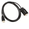 Akasa AK-CBHD26-20BK HDMI-auf-VGA-Adapterkabel 2m Schwarz