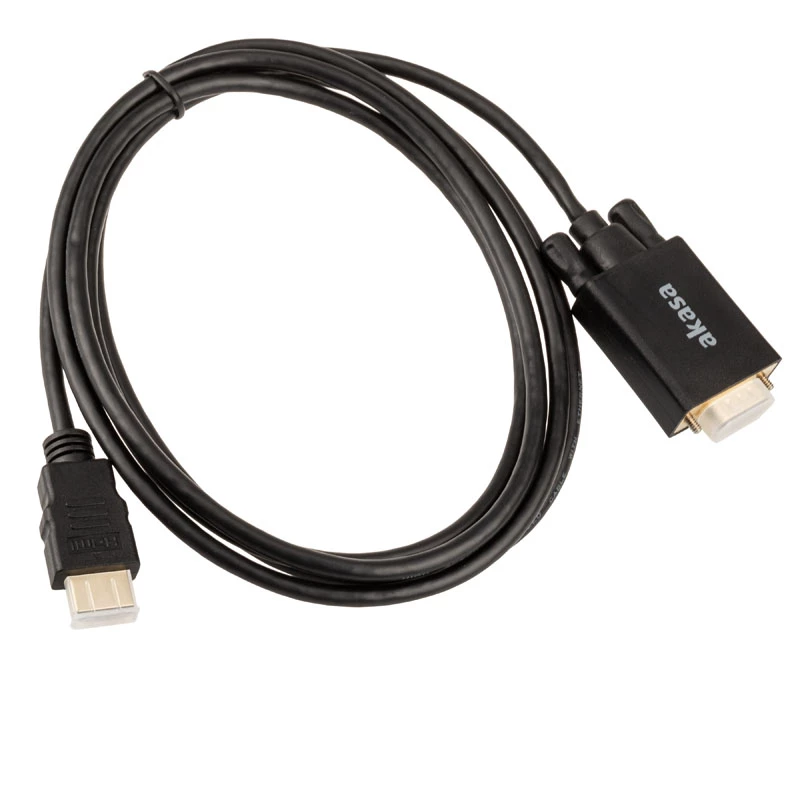 Akasa AK-CBHD26-20BK HDMI-auf-VGA-Adapterkabel 2m Schwarz