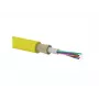 ALANTEC FOK-U8J-SM-B-1 Glasfaserkabel, Singlemode G.657.A1, 8 Fasern, 9/125 µm, LSOH, B2ca, FireHardy, Universal