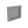 ALANTEC Angelenkter Rückteil für SW-9U-600-450-01-S Schrank, Grau 150mm