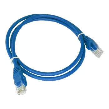 Alantec KKU5CZA1 Cat5e U/UTP Patchkabel Blau 0,25 m