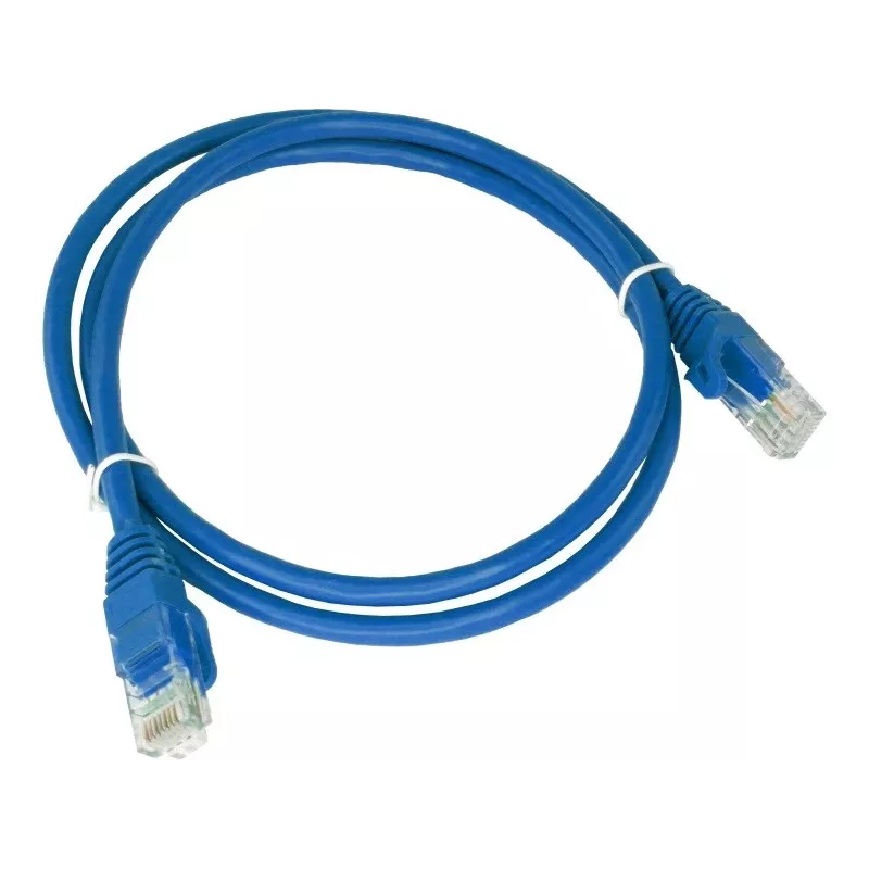 Alantec KKU5CZA1 Cat5e U/UTP Patchkabel Blau 0,25 m