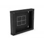 ALANTEC SA-SSW-12U-02-C Scharnier-Rückteil für SW-12U-600-450-01-C Schrank, Schwarz 150mm