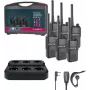 Albrecht Tectalk Worker 3 PMR446 Walkie-Talkie Set – 6 Radios mit Werkzeugkoffer