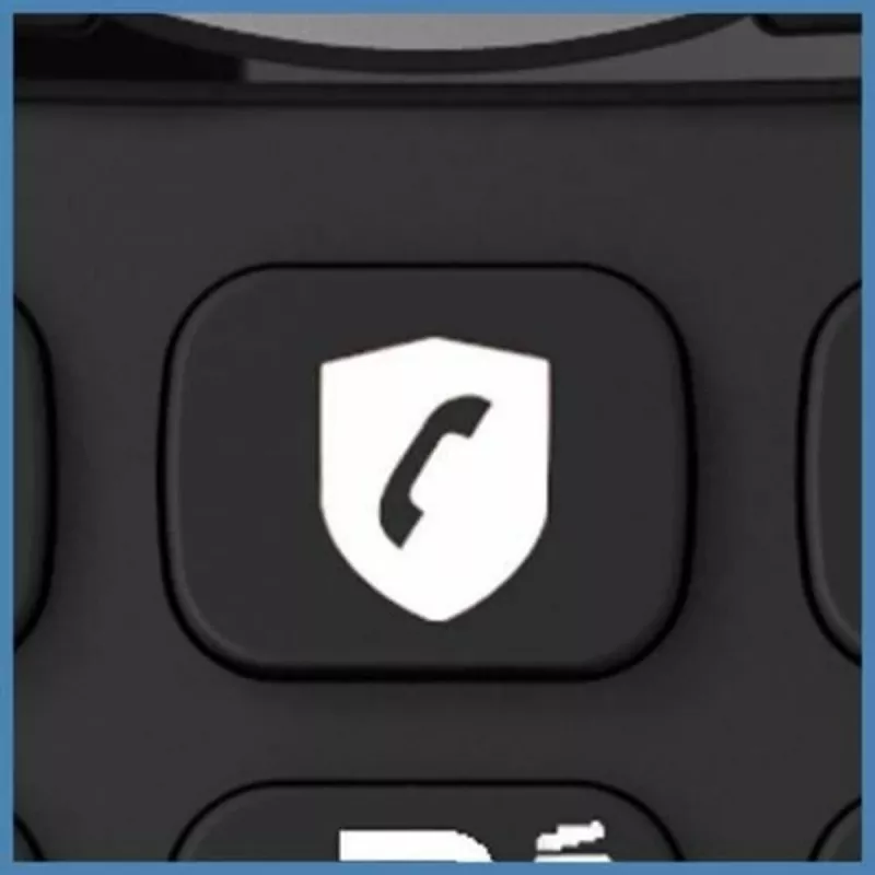 Alcatel 8517110010 DECT Schnurloses Telefon Mobilteil mit 1,5-Zoll-bernsteinfarbener Hintergrundbeleuchtung