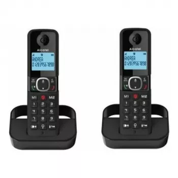 Alcatel 8517180090 Schnurgebundenes Tischtelefon mit großen Tasten, Schwarz