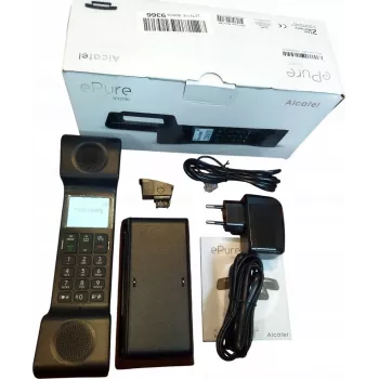 Alcatel ePure Iconic DECT Schnurlostelefon (Schwarz)