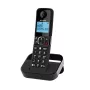 ALCATEL F860 EU DECT Schnurlostelefon mit Anrufbeantworter, Schwarz ATL1423396