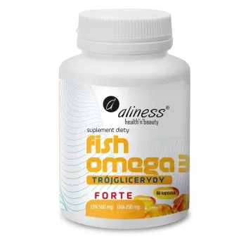 Aliness Fish Omega 3 FORTE Triglyceride 500/250mg 60 Kapseln