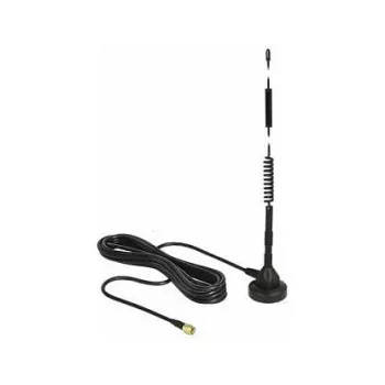 ALLNET ALL19102 GSM/3G/LTE Antenne 5 dBi, omnidirektional, Magnetfuß, SMA, 3m Kabel