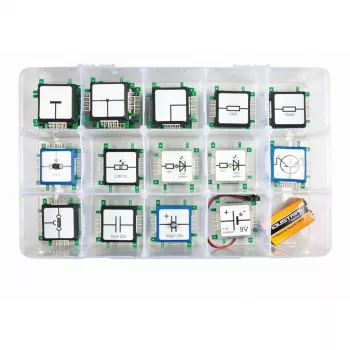ALLNET BrickRknowledge Basic Set (Spanische Ausgabe) – Arduino-kompatibles Elektronik- und Robotik-Lernset