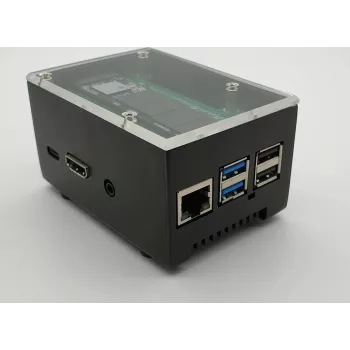 ALLNET Rock Pi Aluminiumgehäuse ecoPI Starter Schwarz (RockPi_GH_ecoPI_SW)