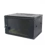 ALLNET SMA-Series 19 inch Wandgehäuse 9U 1-teilig 600mm Tiefe Schwarz Flat Pack