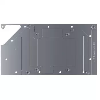Alphacool 13725 CPU-Wasserkühler mit Backplate - vernickeltes Kupfer, Acryl-Deckel, G1/4 inch, Intel LGA 115x/1200/1700/2011/2066, AMD AM4