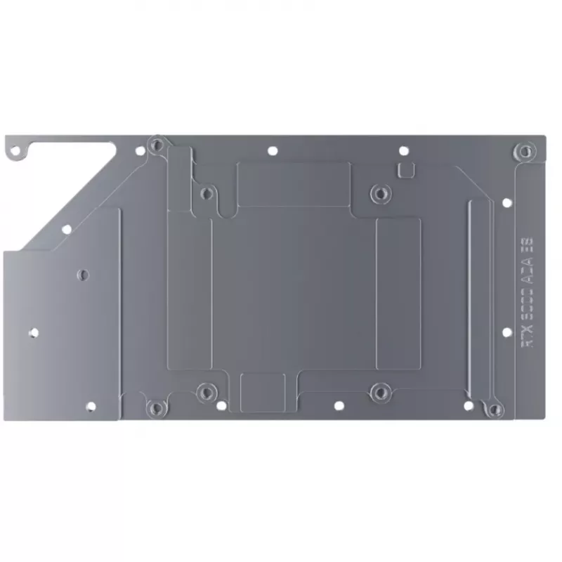 Alphacool 13725 CPU-Wasserkühler mit Backplate - vernickeltes Kupfer, Acryl-Deckel, G1/4 inch, Intel LGA 115x/1200/1700/2011/2066, AMD AM4