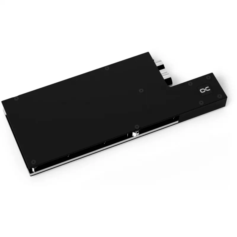 Alphacool 13725 CPU-Wasserkühler mit Backplate - vernickeltes Kupfer, Acryl-Deckel, G1/4 inch, Intel LGA 115x/1200/1700/2011/2066, AMD AM4