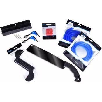 Alphacool 29144 Hard Tube Biegekit für Custom-Wasserkühlung – 12/13/16mm Dorne, Silikoneinsätze, Schneider, Entgrater, Maßband, Aufbewahrungskoffer