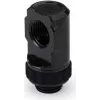 Alphacool Apex Grip 90° drehbarer Adapter G1/4 Außengewinde auf Innengewinde - Tiefschwarz 14807