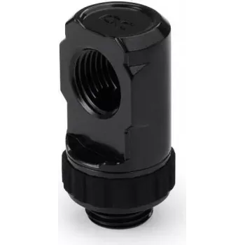 Alphacool Apex Grip 90° drehbarer Adapter G1/4 Außengewinde auf Innengewinde - Tiefschwarz 14807