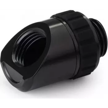Alphacool Apex Grip Adapter 45° AG/IG G1/4 drehbar schwarz (14808)