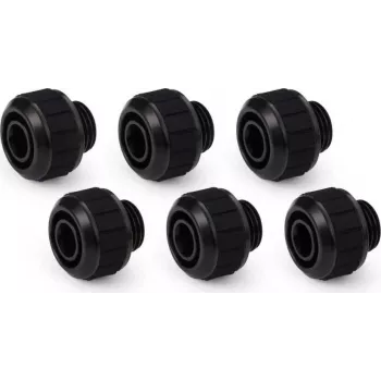 Alphacool Apex Grip Kompressionsanschluss 13/10mm G1/4 Schwarz 6er-Set (14920)
