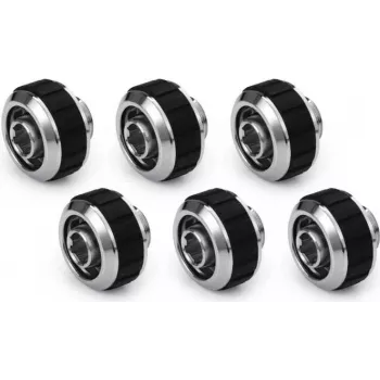 Alphacool Apex Grip Compression Fitting 16/10mm G1/4 Chrome - 6er-Pack 14924