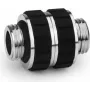 Alphacool Apex Grip Doppelnippel-Adapter G1/4 Außengewinde zu Außengewinde drehbar Chrom 14918