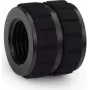 Alphacool Apex Grip Verlängerungs-Kupplung G1/4 Innengewinde zu Innengewinde, 16mm, Tiefschwarz 14810