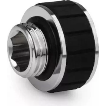 Alphacool Apex Grip Verlängerungsanschluss 10mm Außen- auf Innengewinde G1/4 Zoll Chrom (14896)