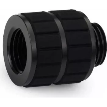 Alphacool Apex Grip Verlängerungsanschluss 20mm Außengewinde auf Innengewinde G1/4 Zoll Schwarz (14812)