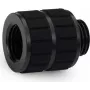 Alphacool Apex Grip Verlängerungsanschluss 20mm Außengewinde auf Innengewinde G1/4 Zoll Schwarz (14812)