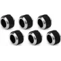Alphacool Apex Grip HardTube 16mm G1/4 Chrom Kompressions-Fitting-Set, 6er-Pack 14930