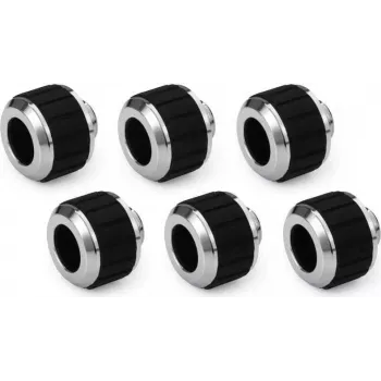 Alphacool Apex Grip HardTube Kompressionsanschluss 13mm G1/4 Chrom - 6er-Pack 14927