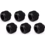 Alphacool Apex Grip HardTube Compression Fitting 13mm G1/4 - Tiefschwarz, 6er-Pack 14926