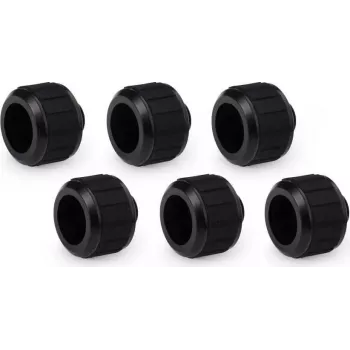 Alphacool Apex Grip HardTube Compression Fitting 16mm OD G1/4 Gewinde Schwarz 6er-Pack (14929)