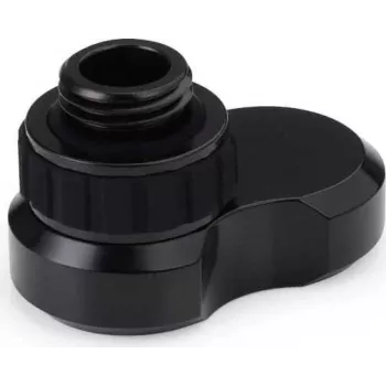 Alphacool Apex Grip Offset Fitting 16mm G1/4 Außen- auf Innengewinde drehbar schwarz 14813