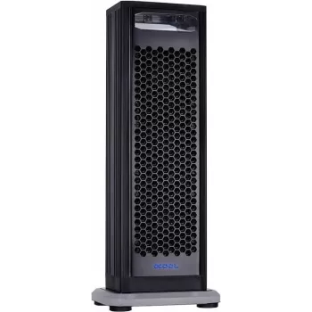 Alphacool Eiswand 360 Solo – Externe Wasserkühlungs-Radiator-Einheit in Schwarz mit integrierter Pumpe und Ausgleichsbehälter (11459)